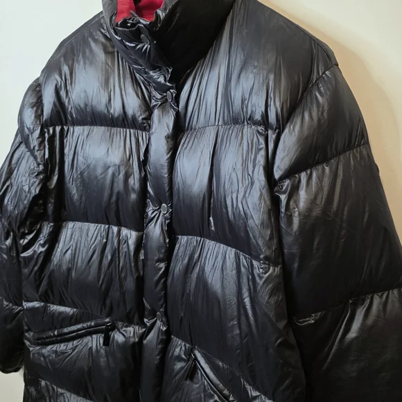 MICHAEL Michael Kors Black Ultra Light Weight Down Fill Puffer Jacket Size Small